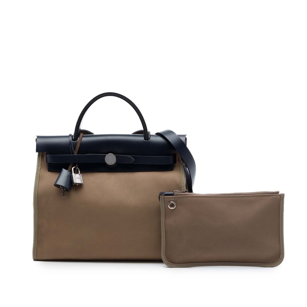 Pre-Loved Hermes Toile Herbag Zip 31 - Picture 7 of 7